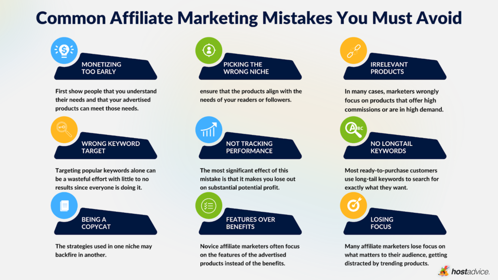 What Are The Common Mistakes To Avoid In Affiliate Marketing?